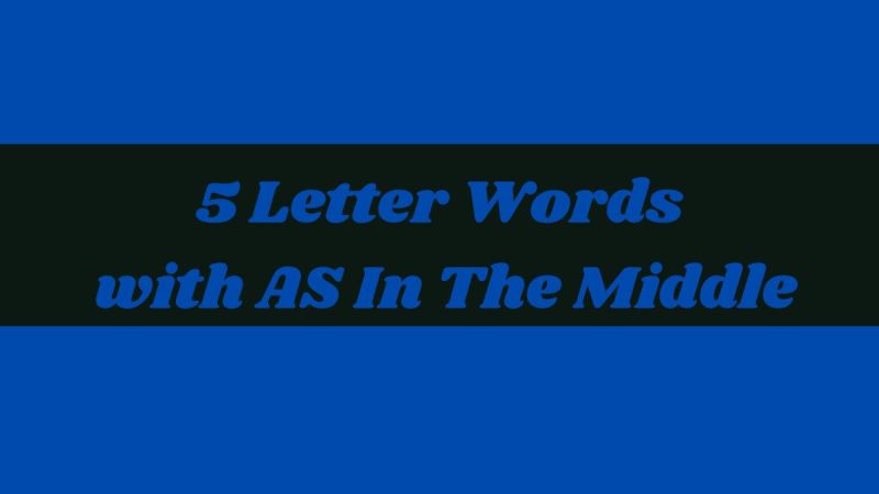 5 Letter Word Middle Letters Ast Caipm 
