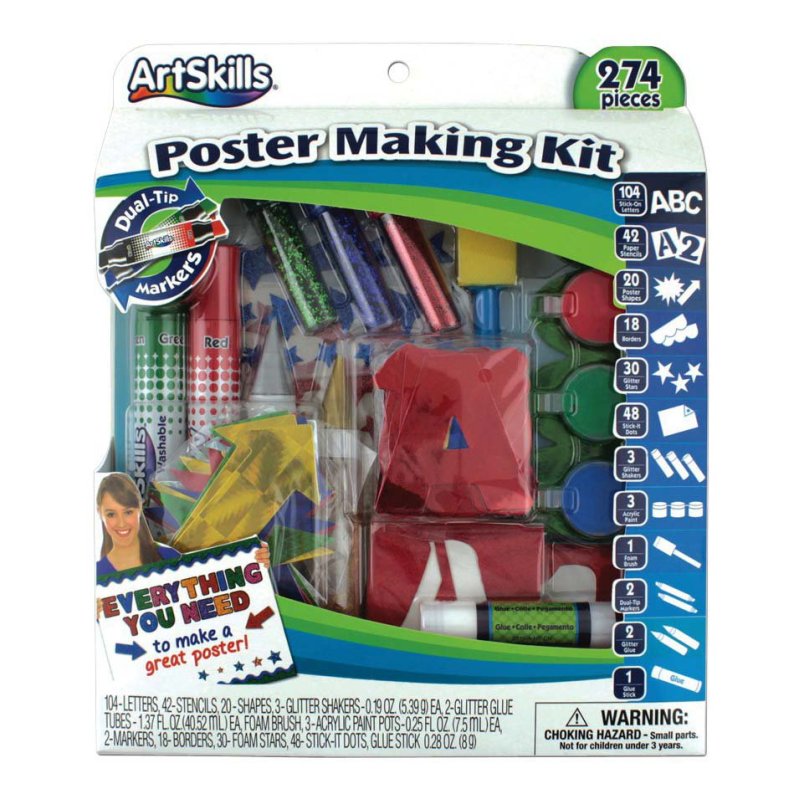Artskills Jumbo Poster Letters Caipm