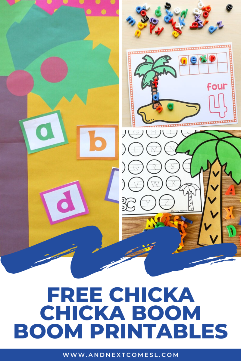 Chicka Chicka Boom Boom Printable Alphabet Letters – Caipm