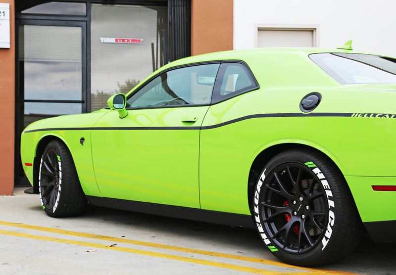 Dodge Challenger Tire Letters Caipm