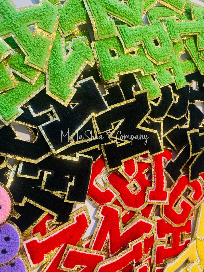 Green Iron On Letters Caipm