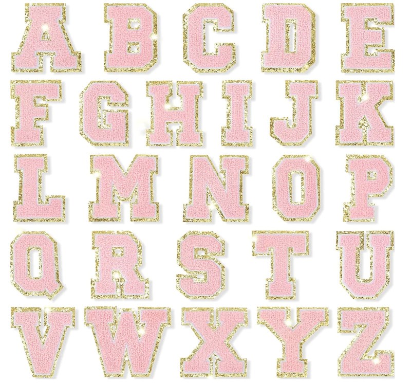 Iron On Sparkly Letters Caipm