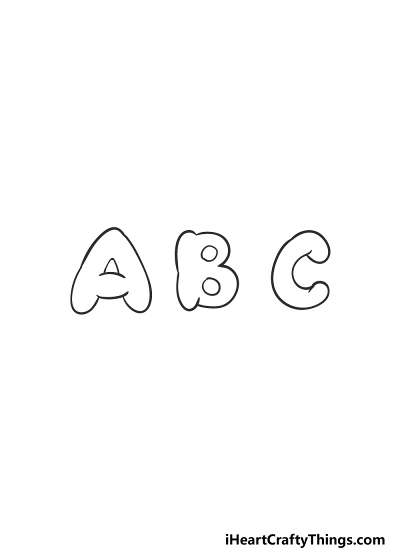 Letter B In Bubble Letters Caipm