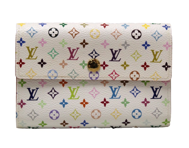 Louis Vuitton White With Colored Letters Caipm 9386