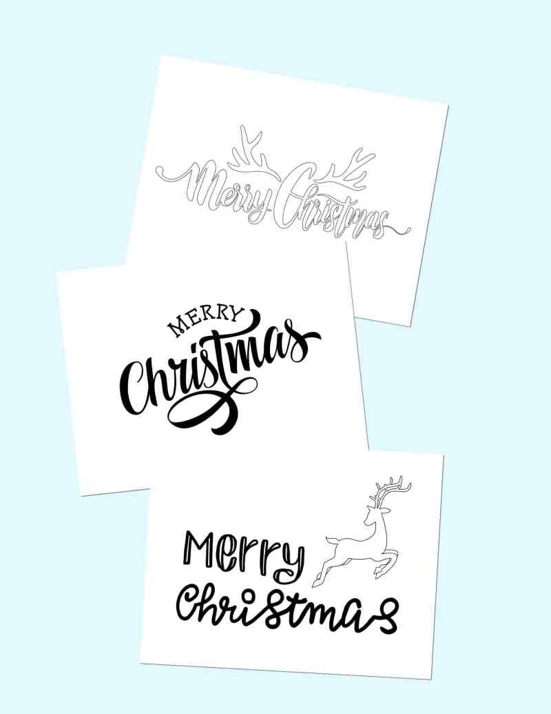 Merry Christmas Fancy Letters – Caipm