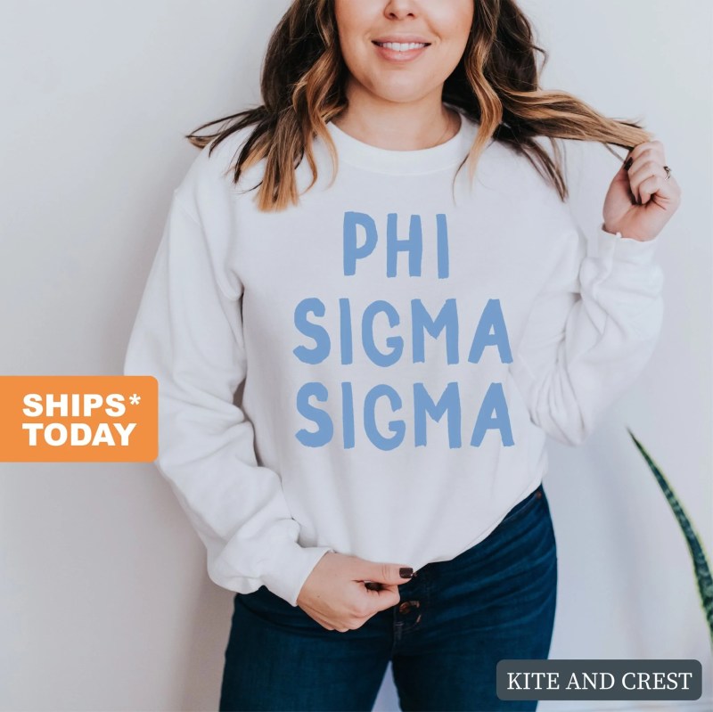 Phi Sigma Sigma Wooden Letters – Caipm