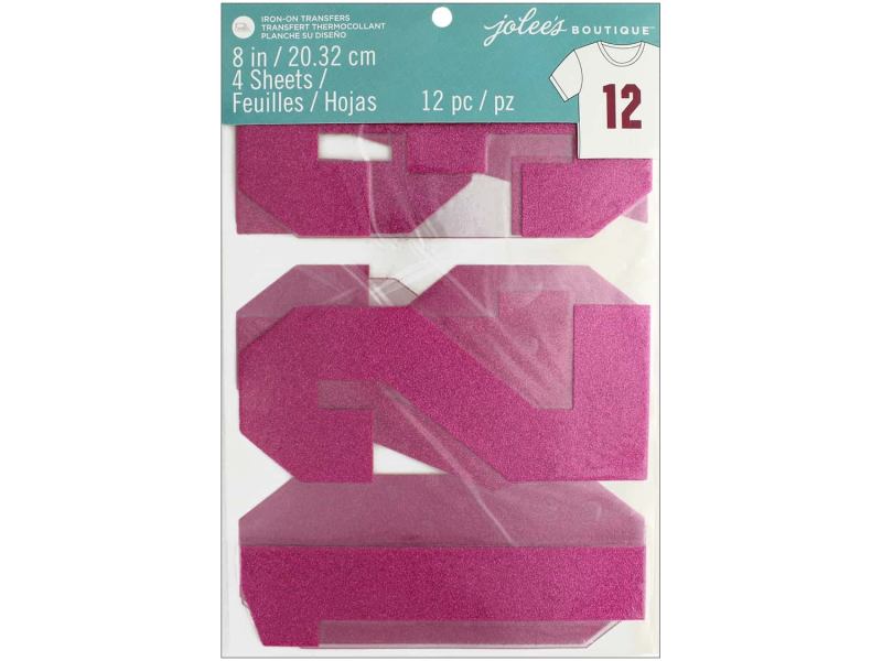 Pink Iron On Letters Caipm