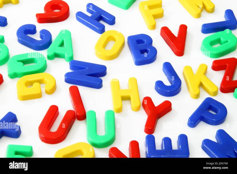Plastic Letters And Numbers Caipm