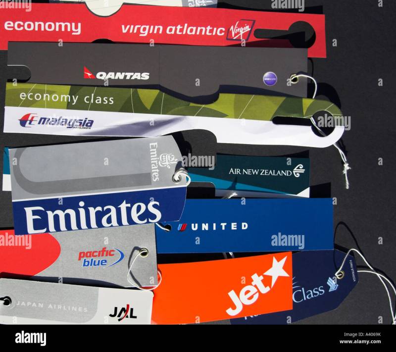 Qantas Luggage Tag Letters – Caipm