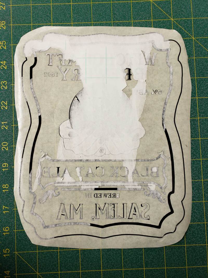 Reverse Weeding Vinyl Small Letters Caipm