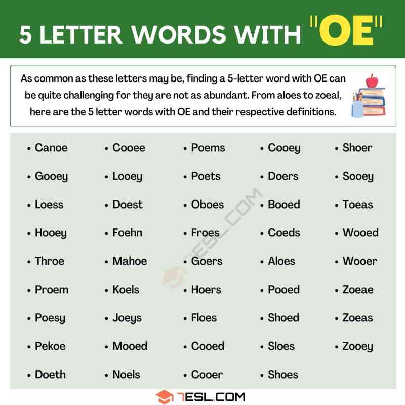 5 letter words with letters do